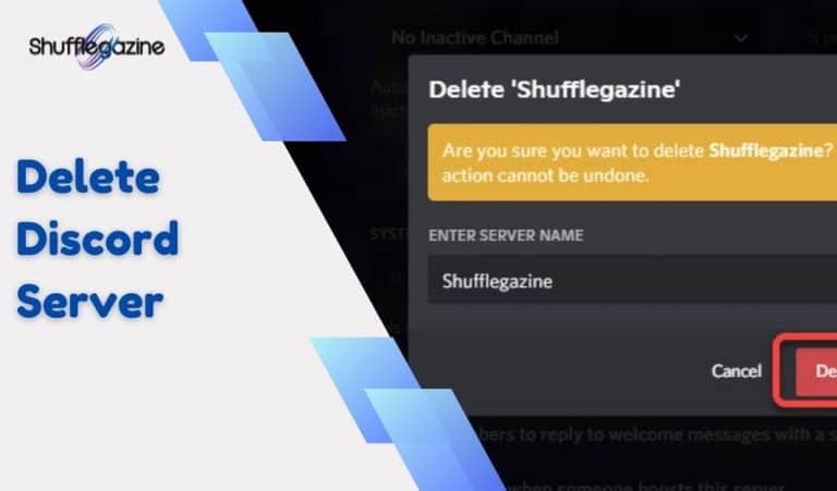 Delete a Discord Server banner